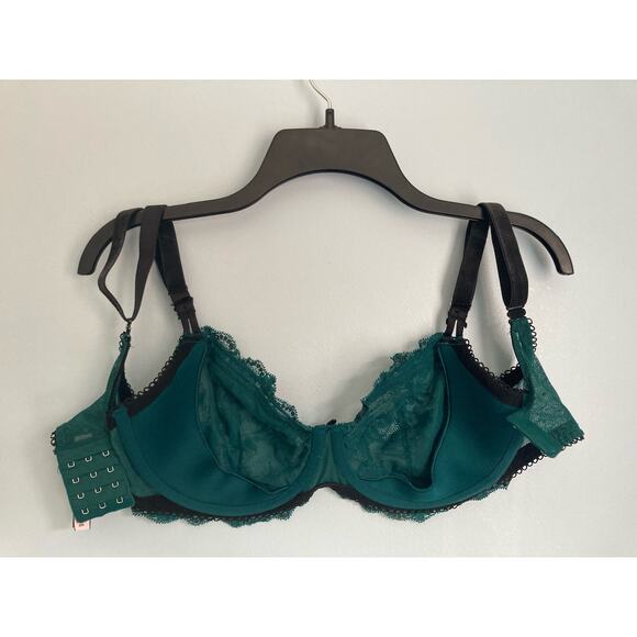 Victoria's Secret Bra 34DDD Green Unlined NWOT - Picture 9 of 9